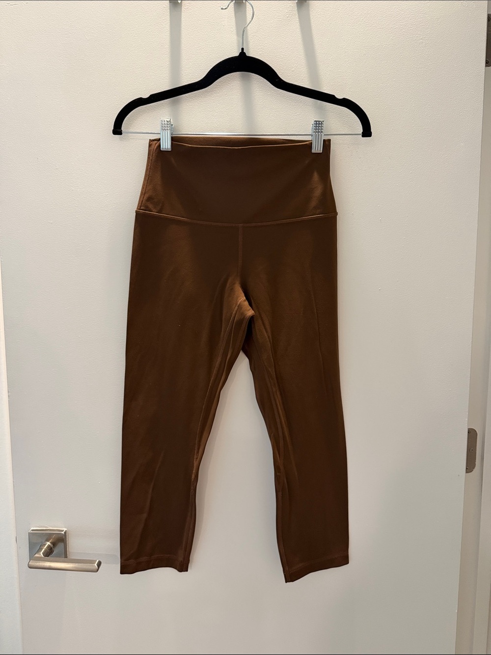 lululemon athletica Brown High-Rise Cropped Leggings